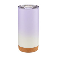 Double Wall Stainless Steel Cork Tumbler, 16 oz