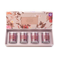 Floral Fragrance Candle Box Set, 4 ct, 3.5 oz each