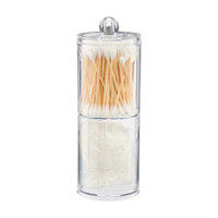 Cotton Swabs Organizer with Lid, 120 ct