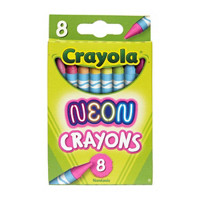 PS 8CT CRAYONS NEON