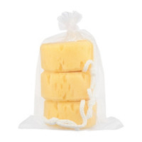Round Shower Sponge, Pack of 3