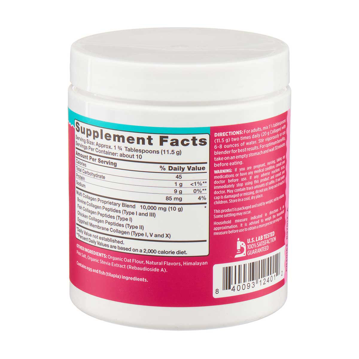 Pink Multi Collagen Vanilla Flavored Powder, 4.1 oz