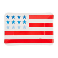 July 4th Flag Appetizer Plates