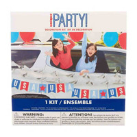 Unique Party! Patriotic Car Decoration Kit