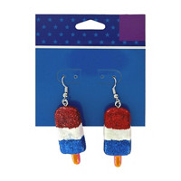 Popsicle Patriotic Earrings