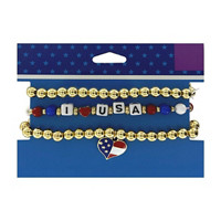 USA Patriotic Bracelets