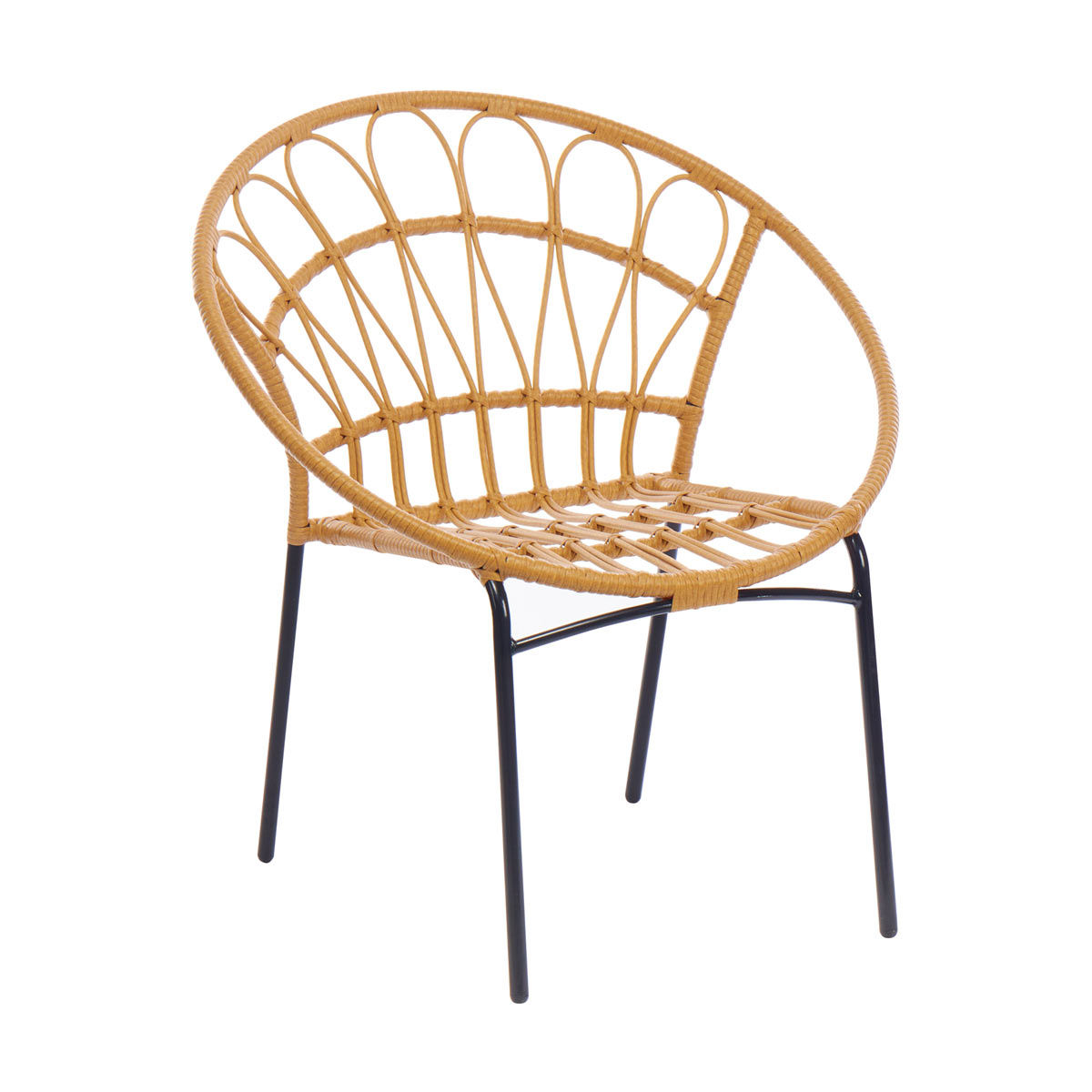 Rattan Metal Chair at popshelf