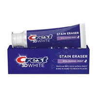 Crest 3D White Stain Eraser Whitening Toothpaste, Polishing Mint, 2.7 oz