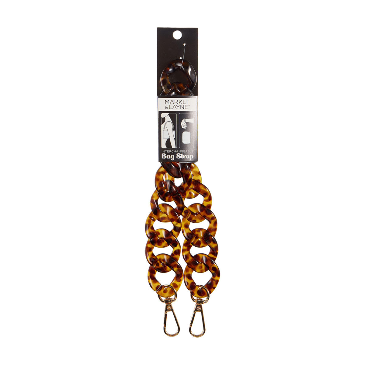 Market & Layne Interchangeable Chainlink Bag Strap