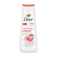 Dove Rebalancing White Peach & Rice Milk Body Wash, 20 fl oz