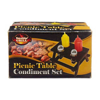Smokin' Grill Picnic Table Condiment Set