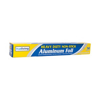 TrueLiving Heavy Duty Non-Stick Aluminum Foil, 50 sq ft