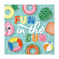 Pool Party FUN in the SUN Lunch Napkins