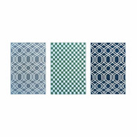 Decorative Rectangular Outdoor Rug, 4 x 6 ft