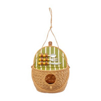 Resin 'Picnic Basket' Hanging Birdhouse