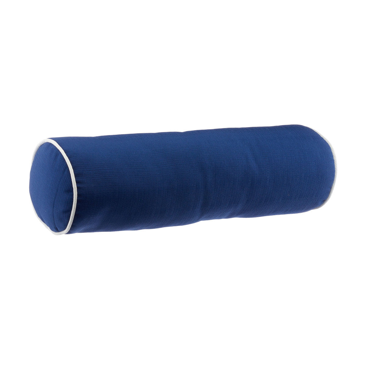 Round Long Bolster Navy Pillow