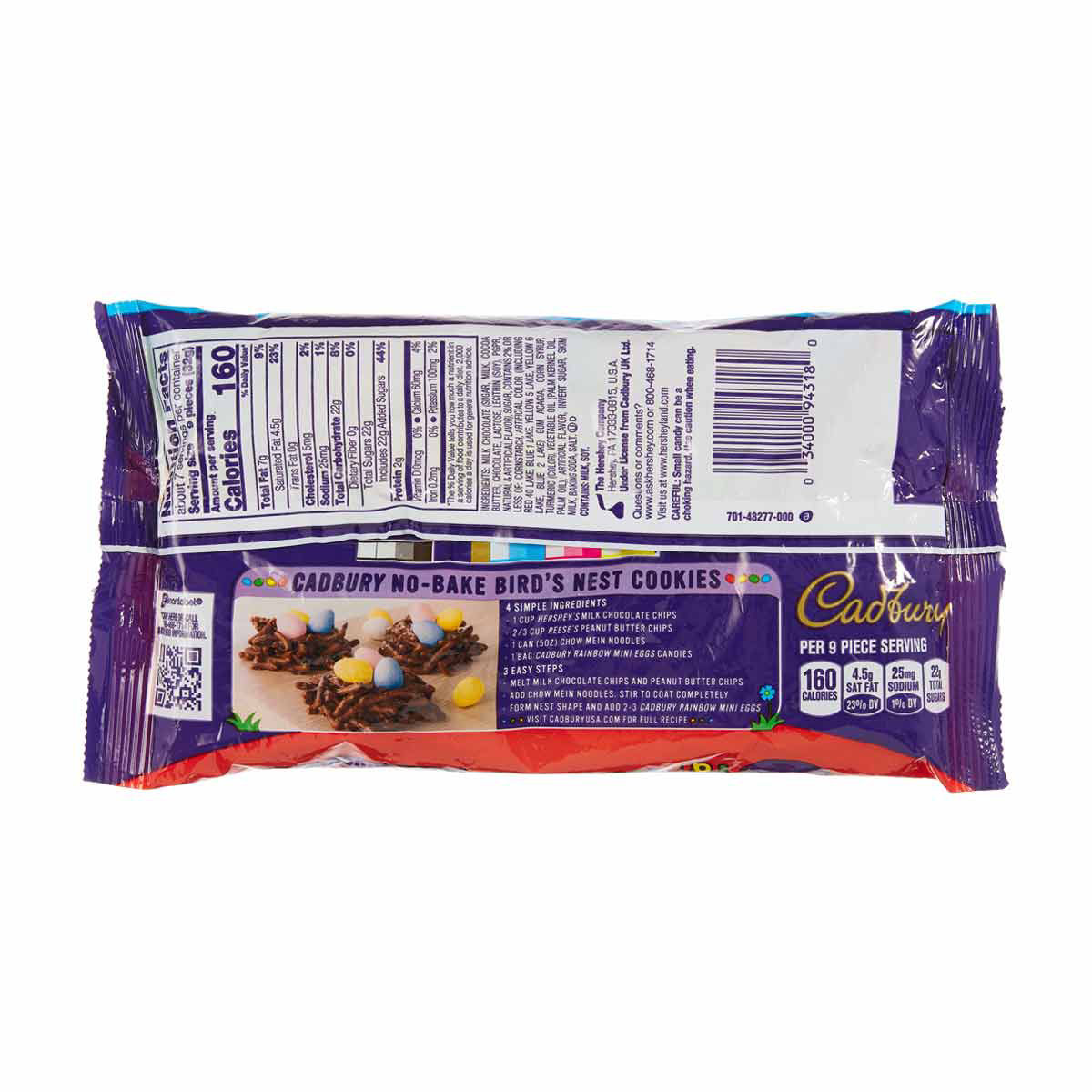 Cadbury Mini Eggs Milk Chocolate Rainbow Easter Candy Bag, 8 oz