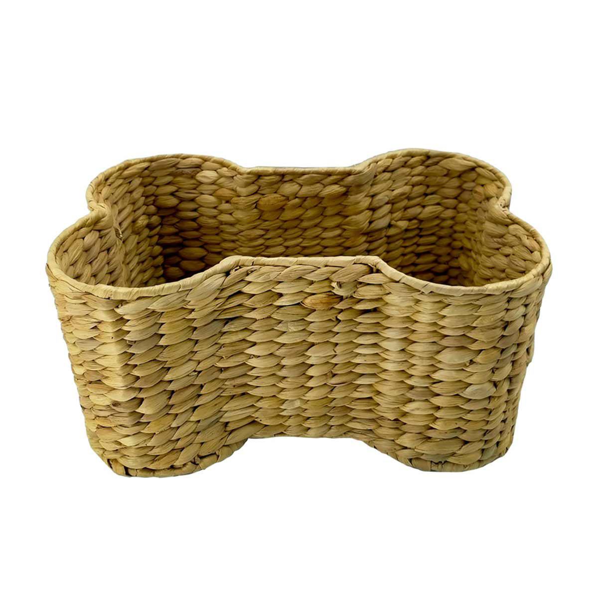 Dog Bone Shaped Wicker Storage Basket Large