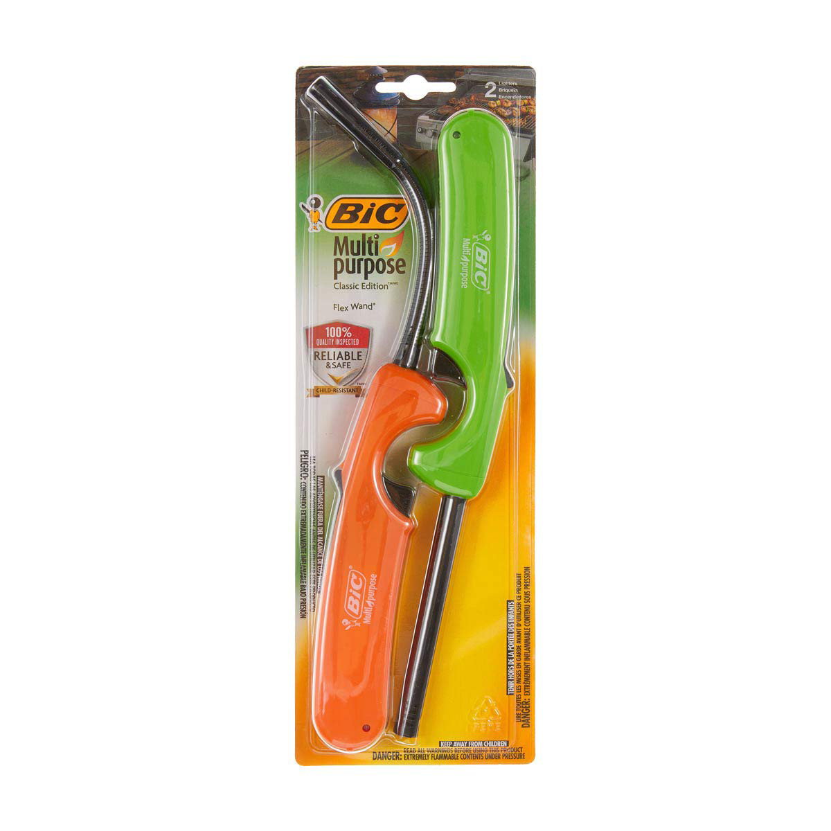 BiC Classic Edition Flex Wand MultiPurpose Lighters, 2 ct