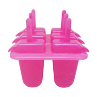 Plastic Popsicle Molds, Set of 6