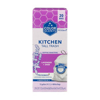Color Scents Kitchen Tall Trash Bag, Lavender and