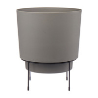 Hopson Planter, Charcoal, 10 in