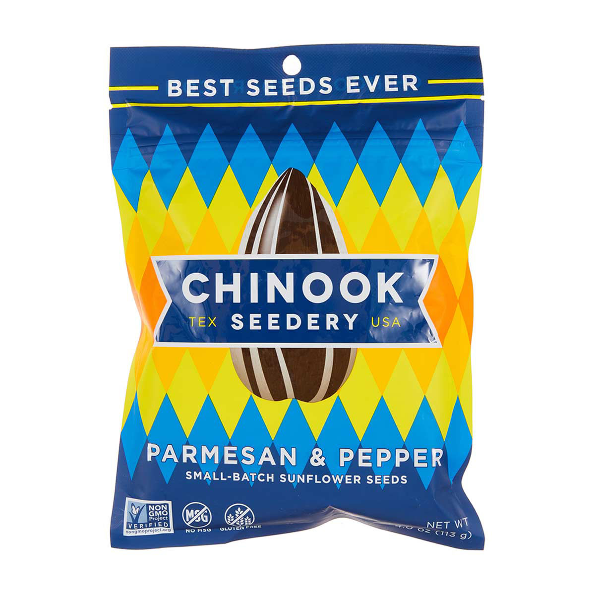 Chinook Seedery Parmesan & Pepper Sunflower Seeds, 4 oz