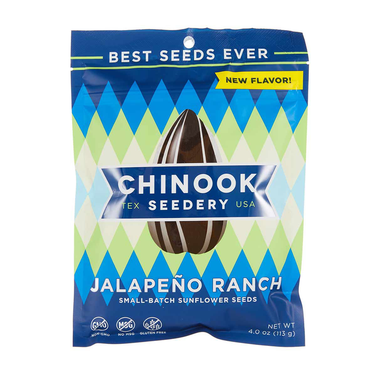 Chinook Seedery Sunflower Seeds, Jalapeno Ranch, 4 oz