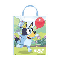 Bluey Plastic Large Favor Bag, 13 x 11 Inches