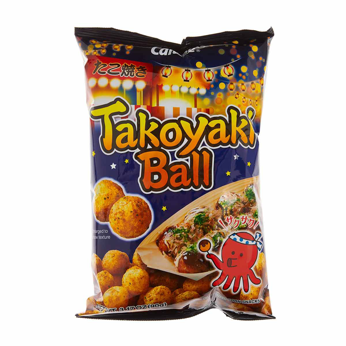 Calbee Takoyaki Corn Balls, 3.17 oz