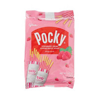 Glico Pocky Strawberry Cream Covered Biscuit Sticks, 3.81