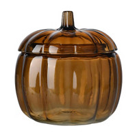 Harvest Glass Pumpkin Jar