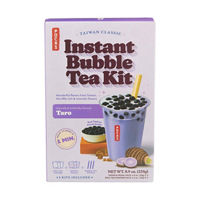 Pocas Taiwan Classic Instant Bubble Tea Kit, Taro, 8.9 oz