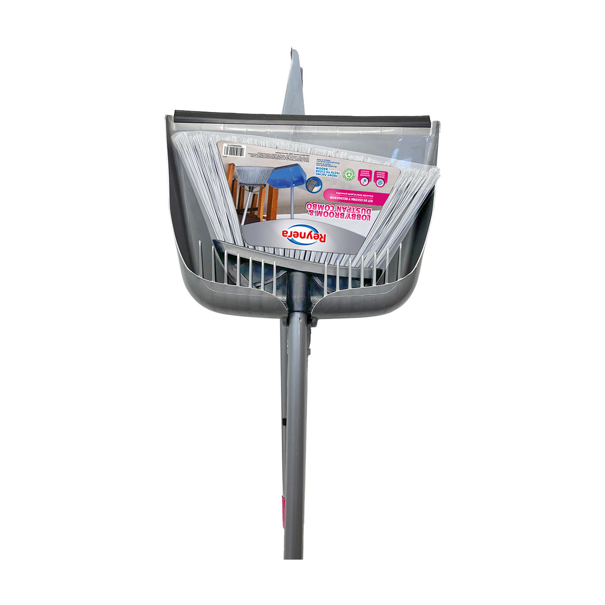 Reynera Lobby Broom & Dustpan Combo