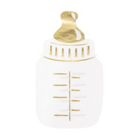 "Oh Baby" Bottle Shaped Napkins 16ct