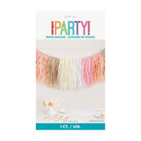 Fringe Tissue & Foil Garland