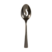 Stainless Steel Black Slotted Spoon