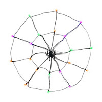 Halloween Spider Web Lights Décor, 24 in