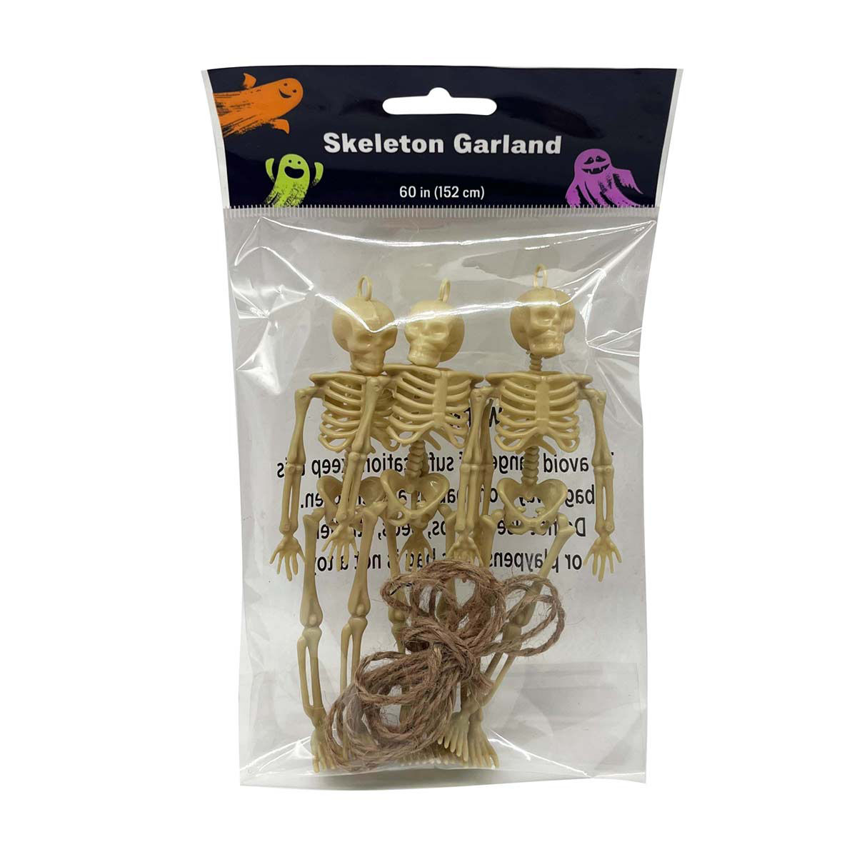 Halloween Skeleton Garland, 60 in
