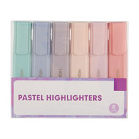 Pastel Highlighters, 6 ct