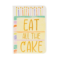 Decorative 'Eat All The Cake' Mini Card