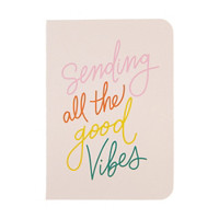 'Sending All The Good Vibes' Printed Mini Card