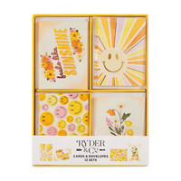 Ryder & Co. Sunshine Box Cards & Envelopes, 12 pc