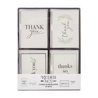 Ryder & Co. Mini Thank You Cards & Envelopes, 12 pc