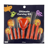 Halloween Pumpkin Ultimate Carving Kit, 9 pc