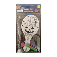 Halloween DIY Paddle Ball, Assorted