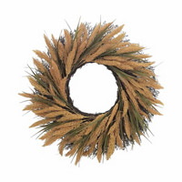 Artificial Natural Wheat Wreath