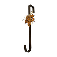 Harvest Wreath Door Hanger, Black