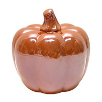 Ceramic Glazed Pumpkin Décor