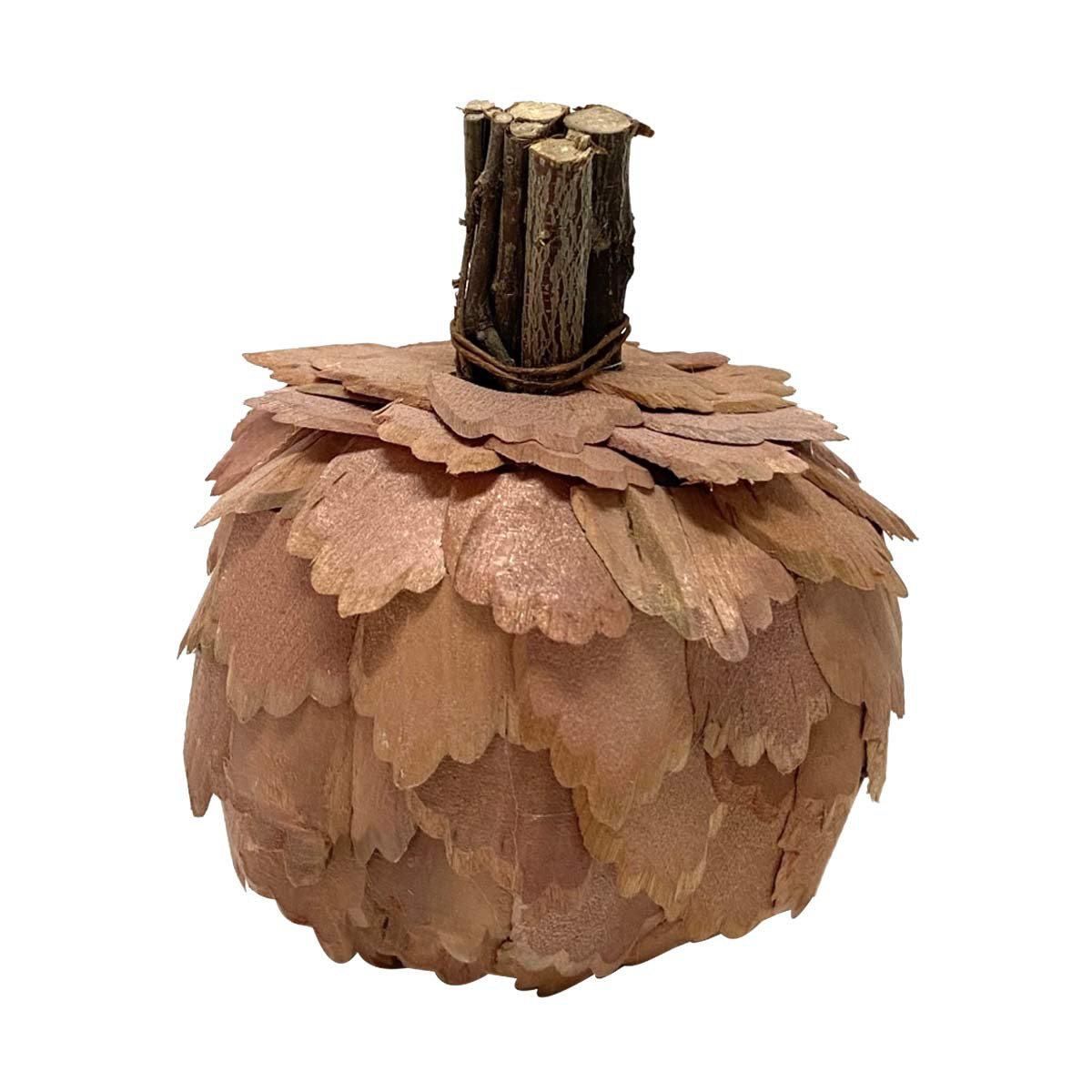 Layered Pumpkin Rust Décor